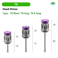 Tournevis dentaire T6 pour implants Straumann Dio SM Trausim, clé dynamométrique chirurgicale courte, longue, XL, instruments dentaires