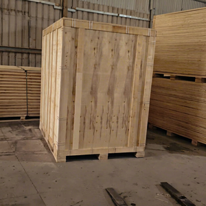 Wooden Crate Solid Box Plywood Reusable Durable Transport Package Stackable Structure - Product Image 1