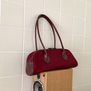 Bolsos de Mujer de Alta Calidad, Nuevos Bolsos Boston Femeninos, Bolsos de Hombro de Cuero y Nailon de Moda para Mujer - Product Image 2