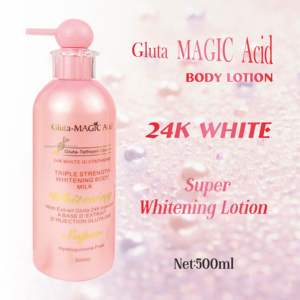 Lait Corporel Éclaircissant Gluta Magic Acide AHA Fort Blanchissant Vitamine C pour Adultes <span class=keywords><strong>Nivea</strong></span> Lotion Dorée 5 Couleurs - Product Image 5