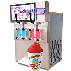 Machine à granité Kolice pour cocktails congelés, margaritas, smoothies, cappuccinos, slush, non carbonatée, avec boîte à lumière LED, 2 réservoirs - Product Image 1