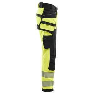 BLAKLADER - 112216483399C46 Pantalones de alta visibilidad Elásticos en 4 direcciones Hi-vis Amarillo/Negro-EAN 7330509906491 ROPA DE TRABAJO DE - Product Image 4