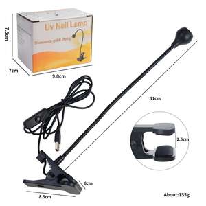โคมไฟยูวีติดกาวติด<span class=keywords><strong>โทร</strong></span>ศัพท์และแสงยูวีแบบปลั๊กแอนด์เพลย์แบบเสียบ USB โคมไฟเล็บ LED UV สำหรับเล็บเจลโคมไฟตั้งโต๊ะแบบพกพา - Product Image 2
