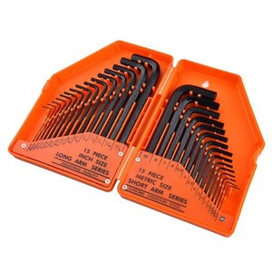 Combinaison de clés Allen en forme de L métriques de <span class=keywords><strong>30</strong></span> pièces avec tournevis plat et clé hexagonale - Product Image 1