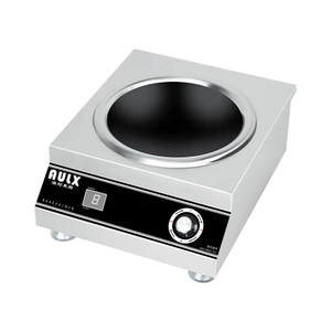 2026 Cuisinière à <span class=keywords><strong>induction</strong></span> de bureau en céramique à brûleur unique Cuisinière plate concave en acier inoxydable pour hôtels Source d'alimentation électrique - Product Image 1