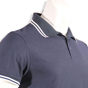 School <strong>Leaver</strong> Cotton Polo T-<strong>Shirt</strong> Breathable Knitted Uniforms with Custom Logo Embroidery Black Color - Product Image 5