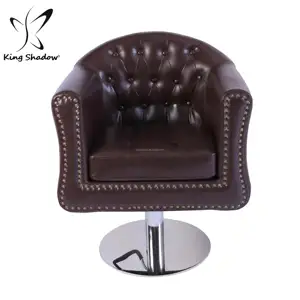 Comfortable leather hair cutting styling chair hair salon furniture