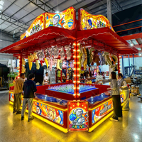Jeu de lancer d'anneaux LTG au design unique, imperméable, grand format, 4 côtés, facile à déplacer pour les parcs d'attractions, les jeux de carnaval en plein air, les stands de jeux