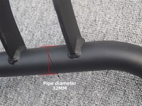 Support de sacoche latérale en acier inoxydable pour Suzuki 155Kr Cool Road Gl150, support de boîte latérale modifié, état neuf