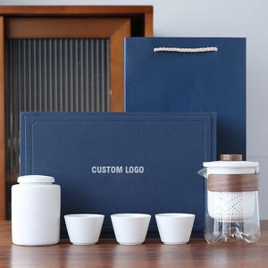 Juego de Té de Lujo para Regalo Empresarial, Caja de Regalo con Tazas y Tetera, Logotipo Personalizado, Regalo Promocional para Clientes VIP - Product Image 5