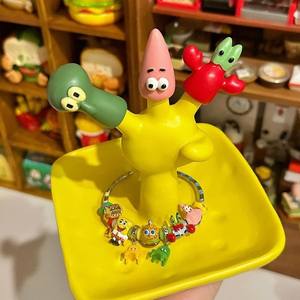 Dessin animé série créatif doigt manchon entrée clé support de rangement maison anneau bijoux petits ornements cadeau - Product Image 4