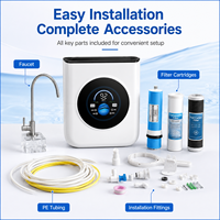 Machine à eau pure RO haute capacité 400G 600G 800G avec filtre composite, membrane RO et filtre à charbon