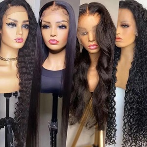 Hd Lace Frontal <b>Wig</b> <b>Deep</b> <b>Wave</b> Brazilian Hair <b>Wigs</b> 180% 250% Density Glueless Full HD Raw Human Hair <b>Wigs</b> for Black Women - Product Image 5
