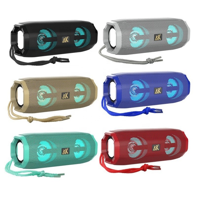 10W TF FM Bluetooth Mobilephones LED Light IPX6 Waterproof Speakers Blue Tooth Music Player Outdoor Wireless Portable Speaker