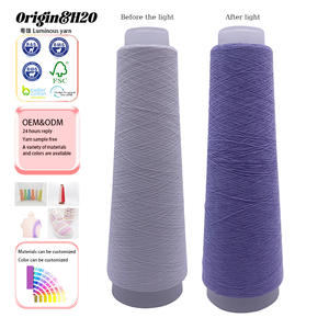 2024 baru benang Photochromic tas Sweater mewah berubah warna untuk rajutan tangan terbuat dari poliester dan nilon - Product Image 1