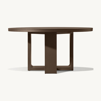 Ensemble de Mobilier de Repas d'Extérieur en Métal Design 2025, Table et Chaises de Salle à Manger en Aluminium de Haute Qualité