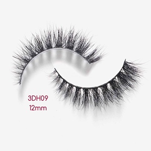 Heidi OEM Customizable Fluffy 3D Natural <strong>Mink</strong> <strong>Eyelashes</strong> 100% <strong>Mink</strong> Fur Lashes Wholesale with Private Labels - Product Image 1