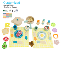 EDULAND Juego de Juguetes de Cocina de Madera Educativos Montessori para Niños de 2 a 7 Años, Ecológicos, No Tóxicos, Probados según EN71 ASTM F963