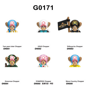 MOC Mattoncini Personaggi Cartone Animato <span class=keywords><strong>One</strong></span> Piece Compatibili Mini Puzzle Educativo da Assemblare Action Figure Blocchi di Costruzione Giocattolo Idea Regalo - Product Image 2