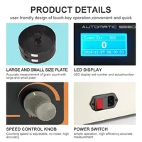 Machine électrique automatique de compteur de graines avec totalisateur de tablette numérique pour un comptage précis et une gestion des stocks