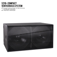 S218 prix d'usine professionnel 18 pouces karaoké scène DJ bar en bois SRX S218 haut-parleur passif haut-parleur grand système audio