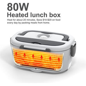 110V//220V/12V/24V Electric <b>Lunch</b> Box, Electric Food Warmer <b>Lunch</b> Box With Carry <b>Bag</b> - Product Image 3