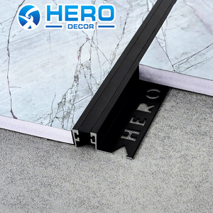 Joint <span class=keywords><strong>de</strong></span> mouvement d'expansion <span class=keywords><strong>de</strong></span> tuile <span class=keywords><strong>de</strong></span> garniture en métal <span class=keywords><strong>de</strong></span> héros <span class=keywords><strong>de</strong></span> profil d'extrusion noir <span class=keywords><strong>de</strong></span> 15mm dans le mur <span class=keywords><strong>de</strong></span> soutènement - Product Image 1