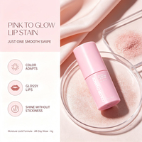 Teinte à lèvres longue tenue effet repulpant brillant Rose Pink Super Stay Teddy Lip Tint Lipstick, marque privée OEM