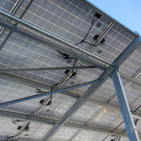 Support de montage de panneaux solaires pour toit plat OEM avec systèmes de fixation de panneaux solaires pour toit photovoltaïque
