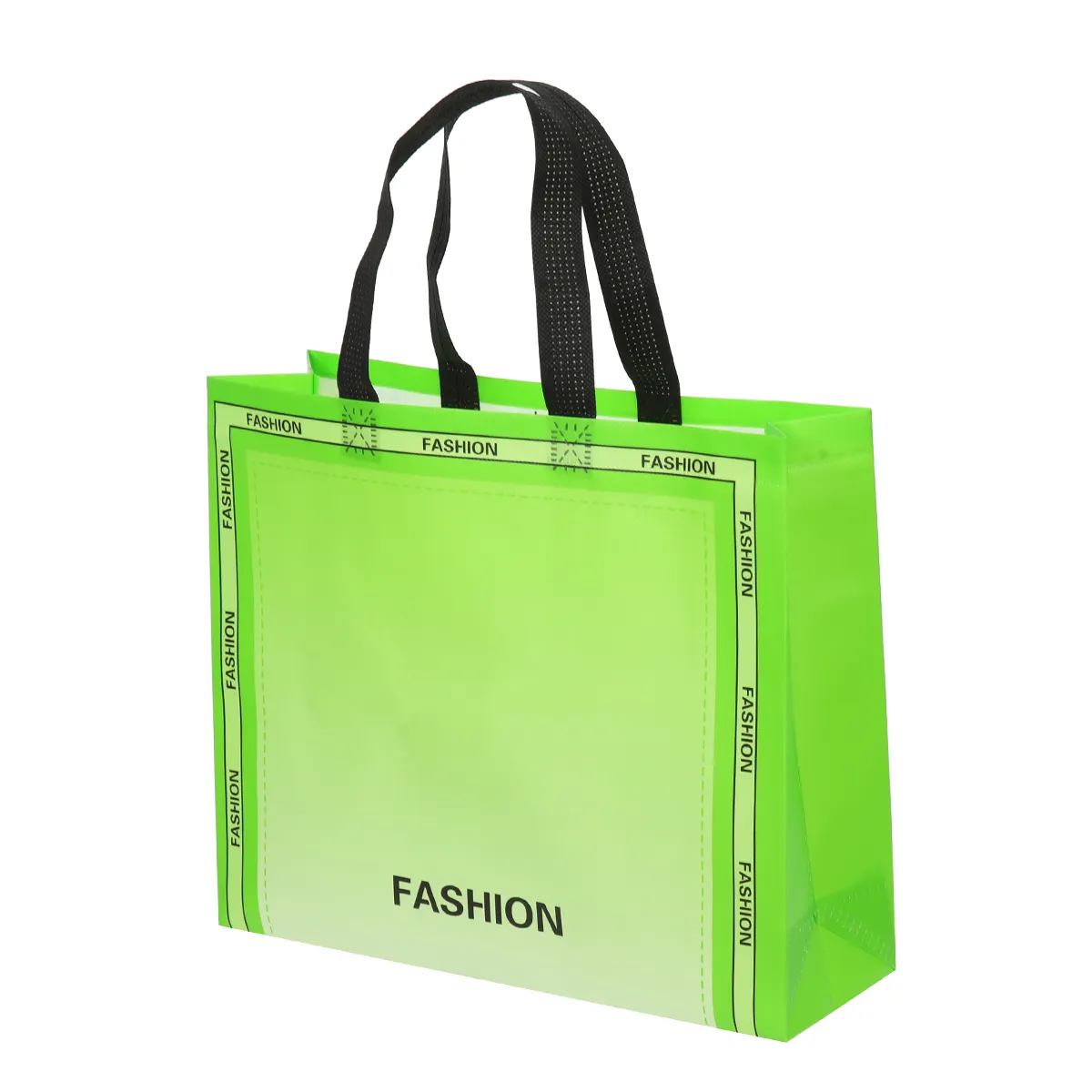 Ruicheng, bolso de mano no tejido reutilizable personalizado, bolso de compras pesado PP, bolso de mano no tejido, bolso de compras de ropa
