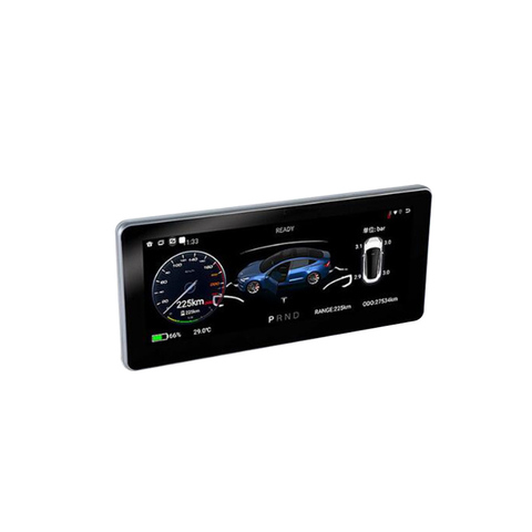 Smart LCD Instrument Panel Head-Up Display for Tesla Car Interior Kits with Reversing Image Nylon Material Music DVD
