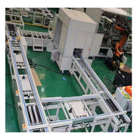 Plataforma Giratoria Motorizada de Doble Velocidad con Cadena para Transporte de Palés, Marco de Aluminio y Goma para la Industria Automotriz, Capacidad de Carga de 2000 kg