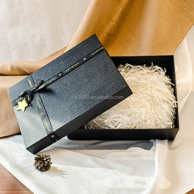 Custom Luxury Rigid Cardboard Heaven and Earth Cover Paper Gift Packaging Lid and Base Box Gift Boxes