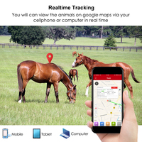 OEM ODM Android Ios Animaux Suivi Micodus ML935 Geo Clôture Bétail Vache Gps Tracker Chasse Chien Gps Collares Gps Para Perros