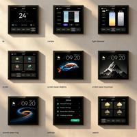 XZJ Panneau de commande central intelligent 4 pouces WiFi Zigbee Tuya avec écran, interrupteurs muraux de scène, système d'automatisation, produits pour la maison intelligente