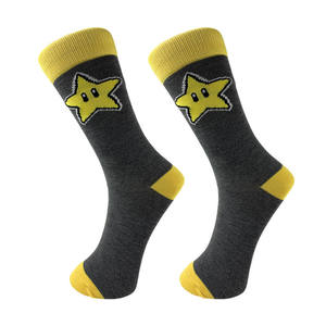 Personnalisé Drôle Mario Champignon Hommes <span class=keywords><strong>Chaussettes</strong></span> En Coton <span class=keywords><strong>Pas</strong></span> <span class=keywords><strong>Cher</strong></span> Équipage Charte Robe Casual <span class=keywords><strong>Fantaisie</strong></span> <span class=keywords><strong>Chaussettes</strong></span> Pour Hommes - Product Image 4