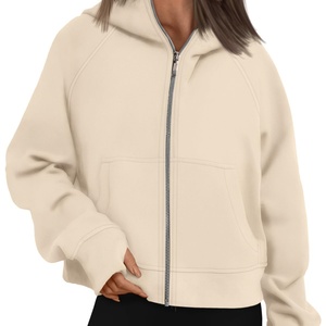 Women's Terry Printed 3D Embroidery Front Zip-Up Hoodies Fleece <b>Jackets</b> Oversized Sweatshirts Autumn Winter Fashion 2025 - Product Image 5