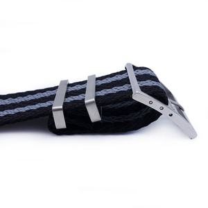 Correas de reloj de nailon de paso único, tradicional, personalizado, 20mm, 22mm, correa de sarga de espiga, venta al por mayor - Product Image 6