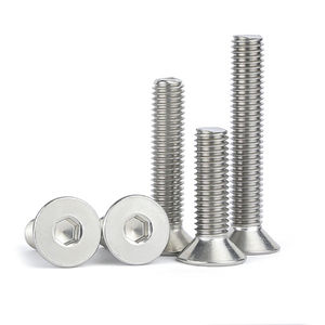 M3 M4 M5 M6 M8 M10 M12 M16 DIN7991 Acero inoxidable <span class=keywords><strong>A2</strong></span> Tornillos de cabeza plana Allen Tornillos de cabeza avellanada hexagonal - Product Image 5