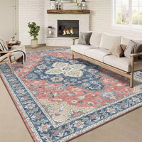 Tapis de salon blanc de grande taille, tapis de sol fabriqué à la machine