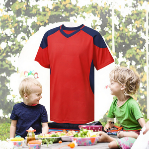 Wholesale Men's Casual Knitted Breathable <b>T</b>-<b>Shirts</b> High Quality Blank 100% Polyester <b>V</b>-<b>neck</b> Short Sleeve <b>White</b> Front Logo Custom - Product Image 3