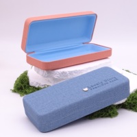 Fournisseur direct d'usine OEM ODM, étui rigide rectangulaire portable grande capacité pour lunettes de soleil et lunettes de vue, avec logo et motif personnalisés