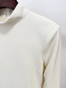 OUDINA 时尚 4XL 纯色水钻花朵水钻袖口晚礼服大码晚礼服 - Product Image 5