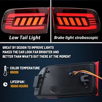 Nouveau style de feux arrière LED JOP4X4 pour pare-chocs arrière de 4Runner 03-05 et Prado 120 03-08, lumière rouge pour véhicule