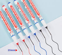 Marqueurs à pointe feutre pour atteindre les profondeurs, outil pour le bois et la céramique, marqueurs à tête longue de 20 mm, décoration, marqueur multi-usages pour trous profonds