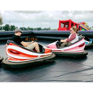 Pista de Carreras Inflable de PVC <span class=keywords><strong>para</strong></span> Autos de Choque, 4x4m, Certificación CE, con Soplador Gratuito <span class=keywords><strong>para</strong></span> Niños - Product Image 2