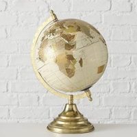 Globe Logam Levitasi Magnetik Emas Modern dengan Induksi Nirkabel untuk Hadiah Ulang Tahun Pria Wanita, Kerajinan Dekoratif Bergaya
