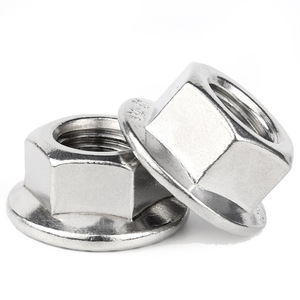 304/201/316 titan thép không gỉ mặt bích nut hình lục giác Pad chống nới lỏng nắp vặn chống trượt kích thước m3m4m5m6m8m10 mạ kẽm - Product Image 4