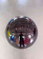 Grande boule transparente décorative boule de miroir gonflable ballon de miroir gonflable suspendu en PVC pour la boule de publicité de fête