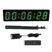 Jhering Cronómetro Línea de meta Días Horas Minutos Segundos Temporizador Carrera Gimnasio LED Contador de tiempo Reloj con trípodes